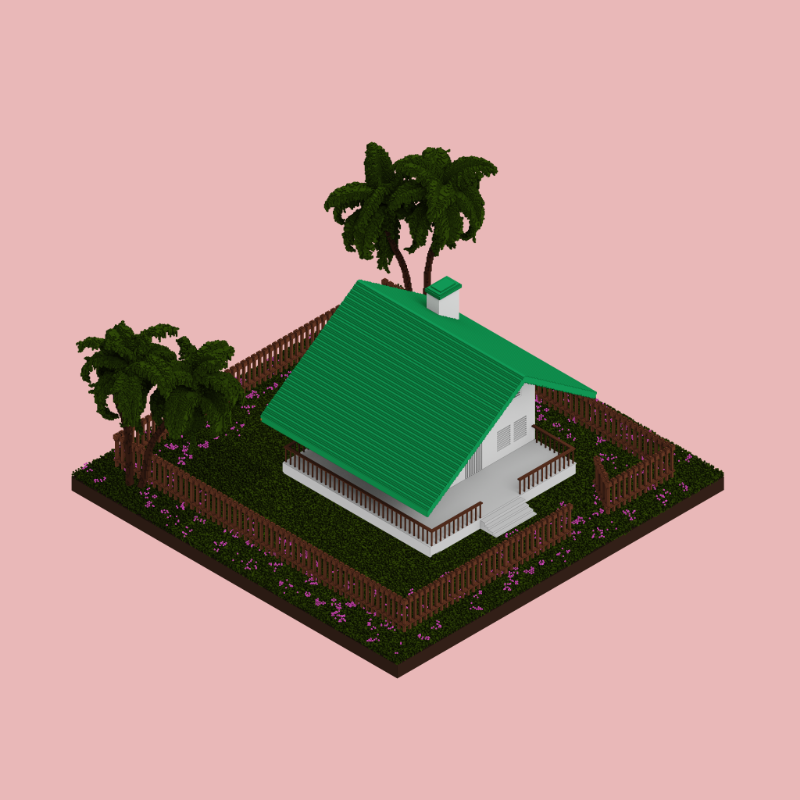 Pastel cottages #20 static token preview