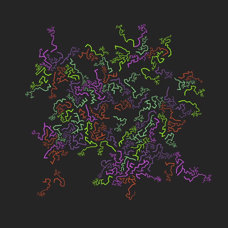 Random circle of Fractals #6 static token preview