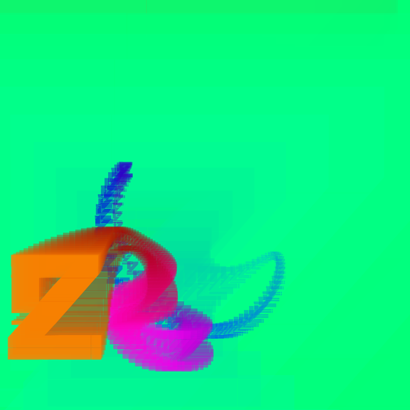 Letters Rainbow #16 static token preview