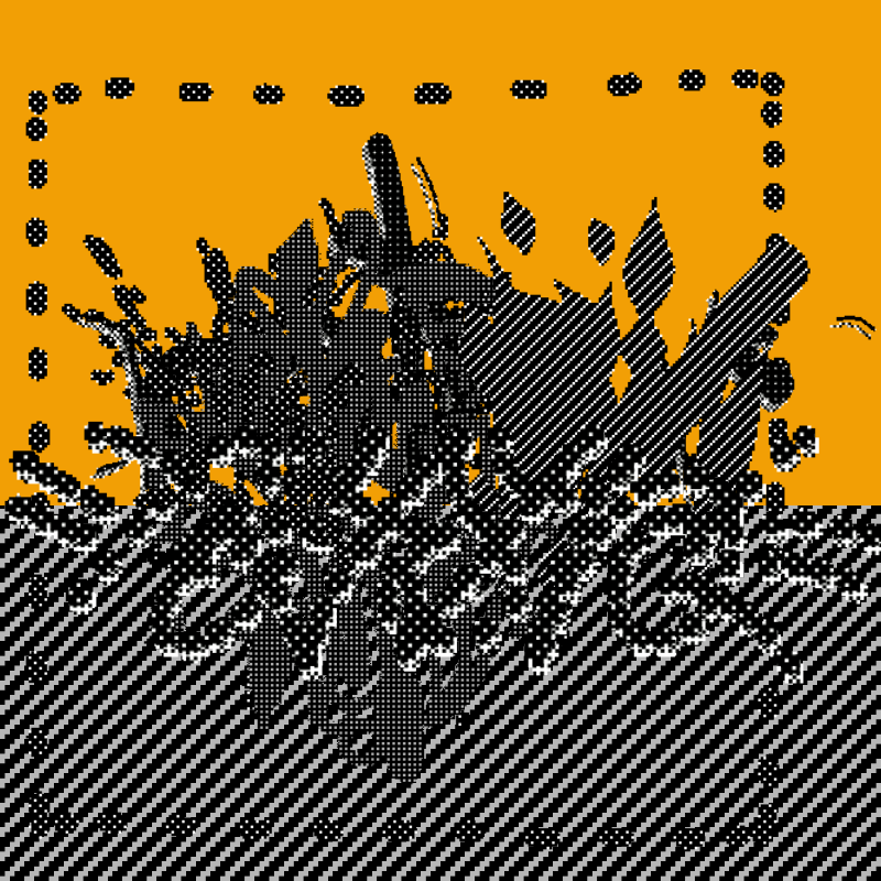 Dither_Graffiti #9 static token preview