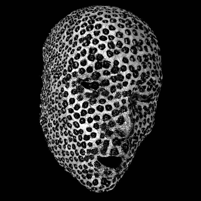 Minima Monochromy Mask #19 static token preview