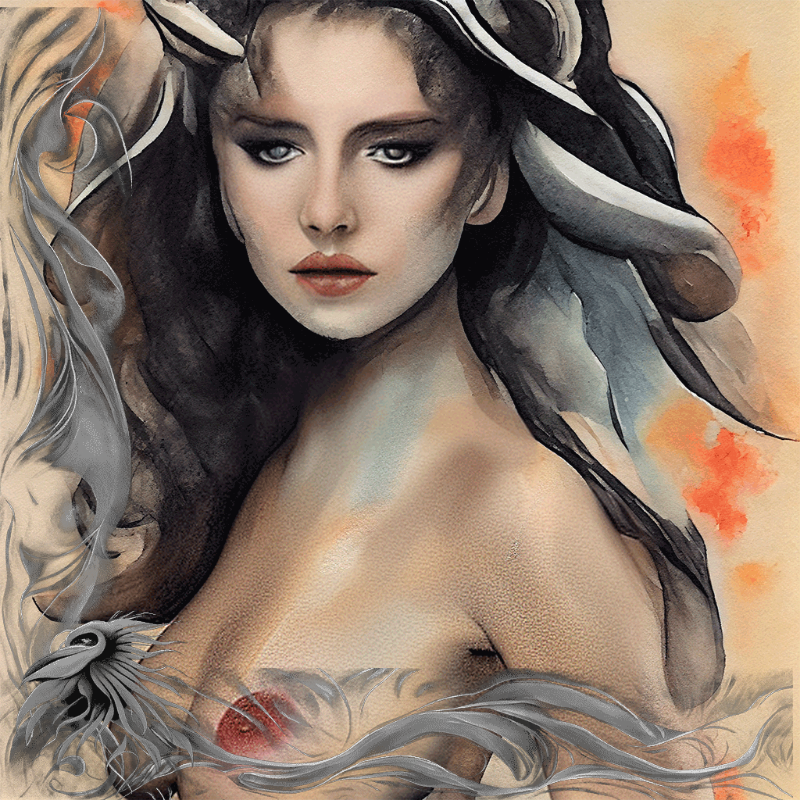 Capricorn Girl #4 static token preview