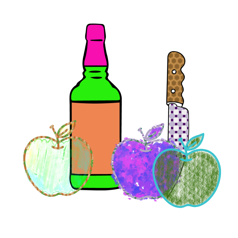bottle and apples #15 static token preview