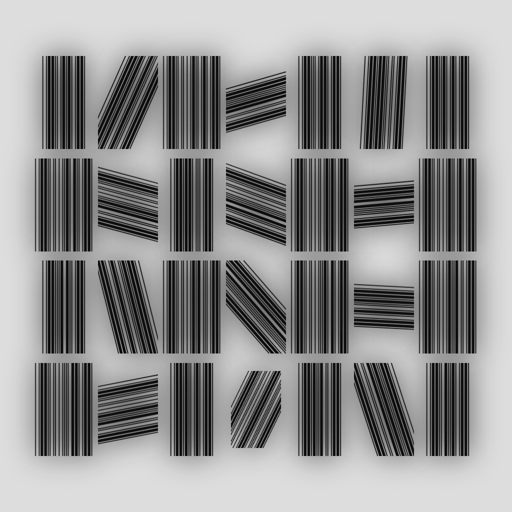 barcode(fxhash) #13 static token preview