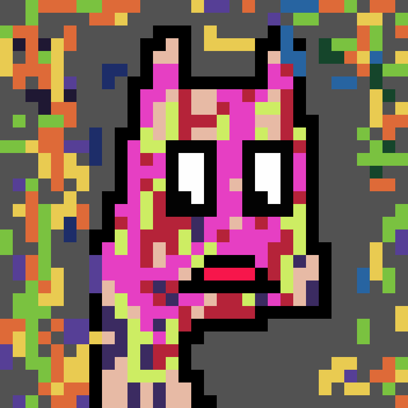 cOLORFUL DOG #14 static token preview