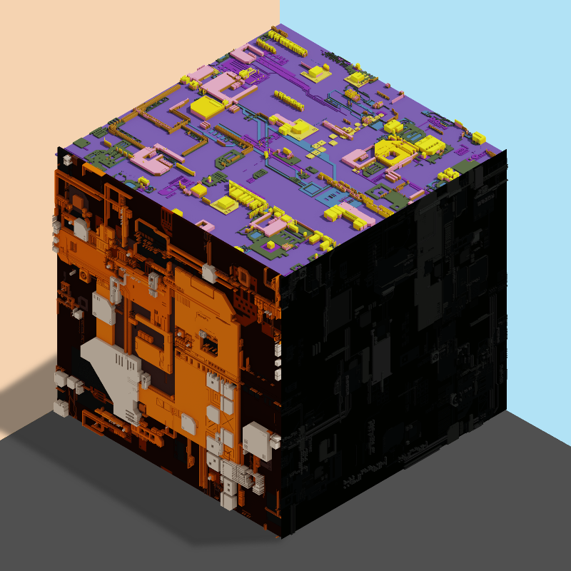 Cube generative #21 static token preview