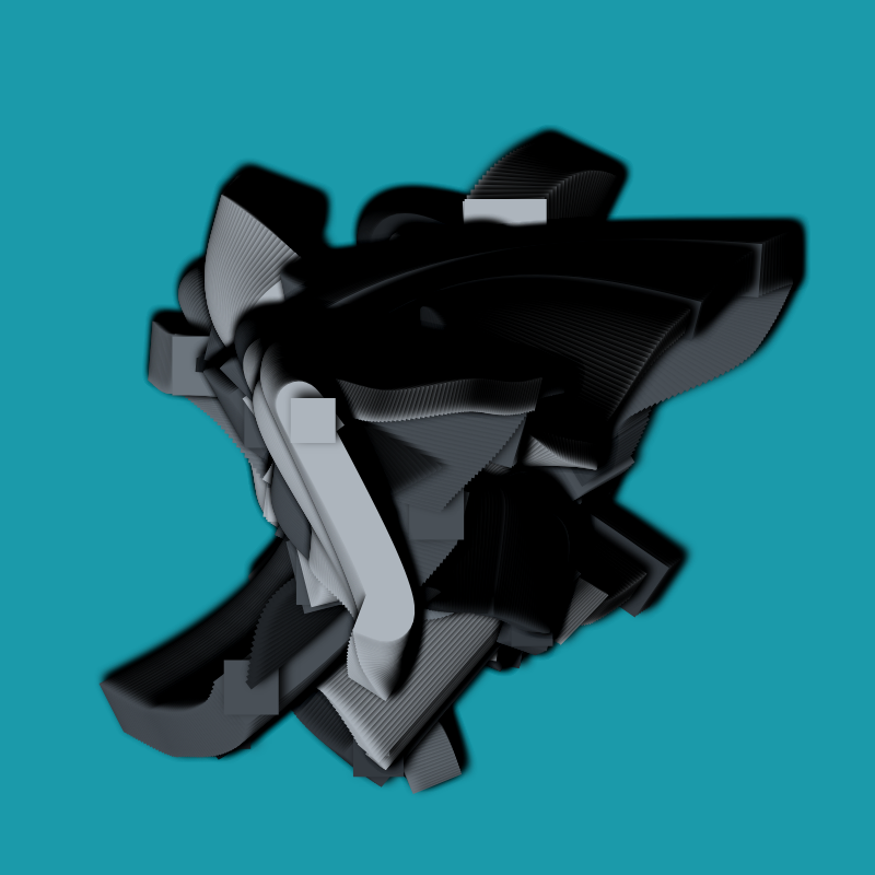 Deformed Mass #17 static token preview