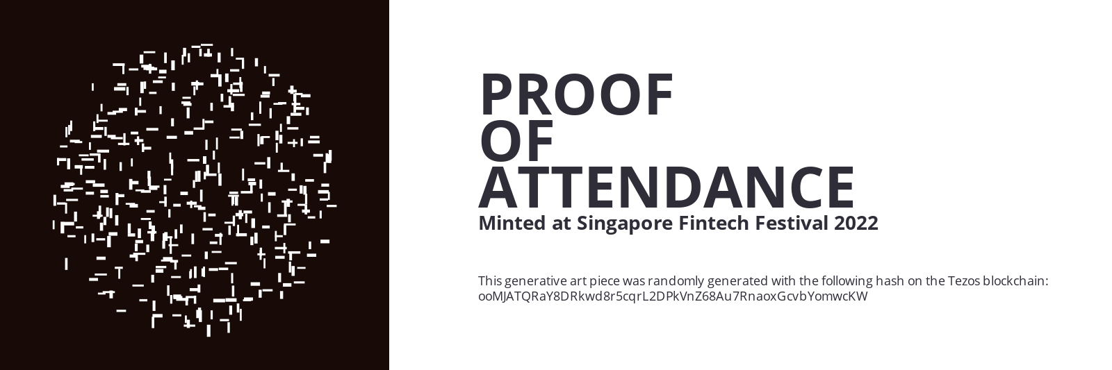 SFF2022 Proof of Attendance Token #11 static token preview