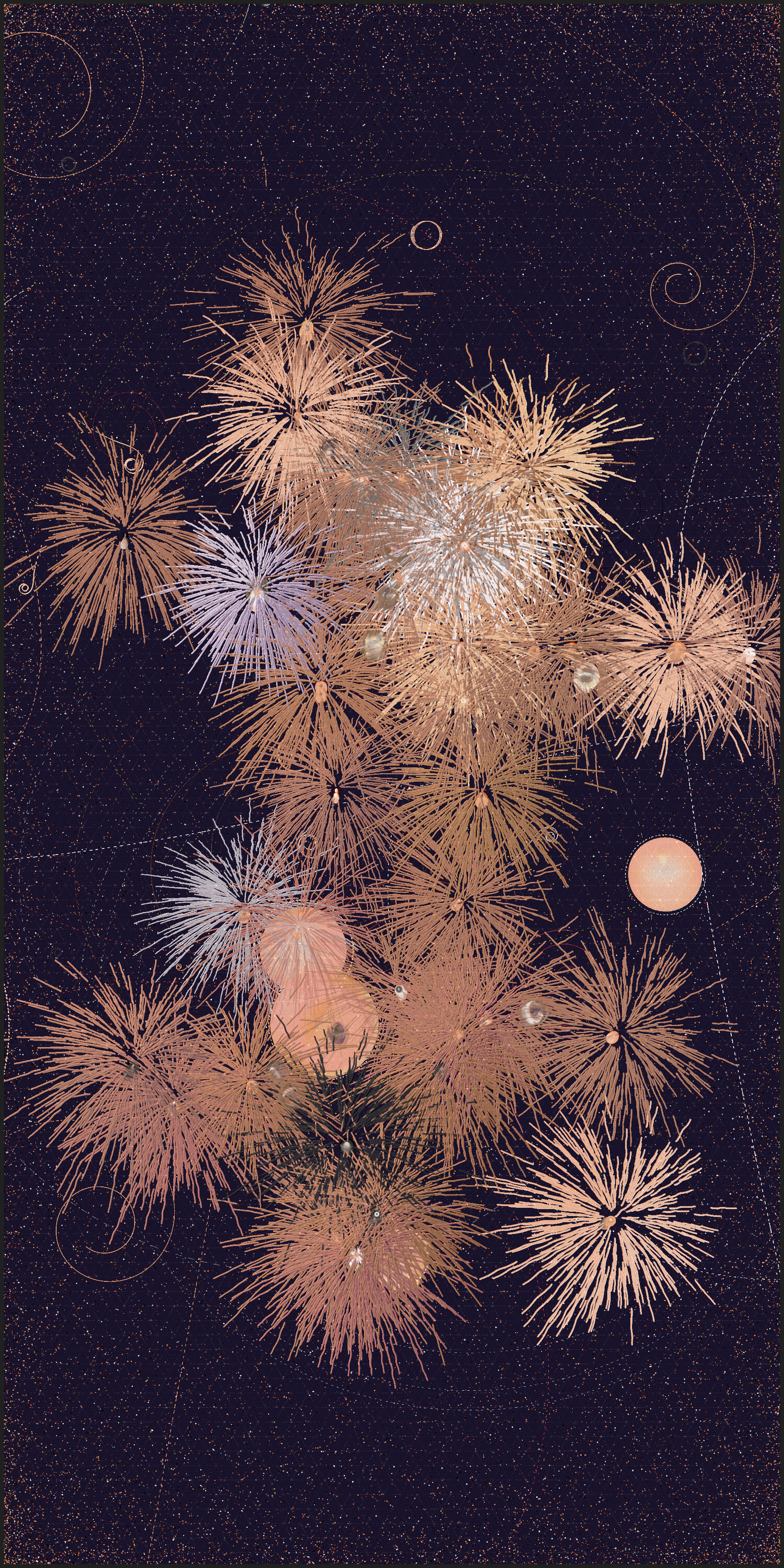 真夏の花火　Fireworks in Midsummer #10 static token preview
