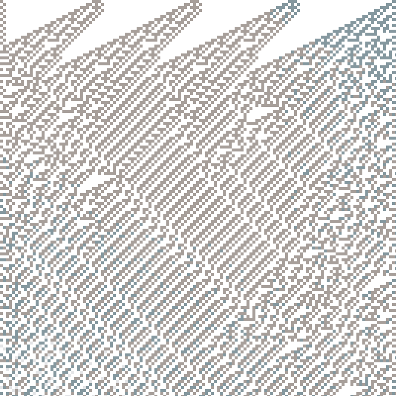 Colored Elementary Cellular Automaton #280 static token preview