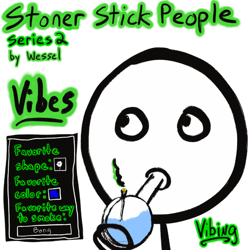 Stoner Stick People Series 2 #7 static token preview