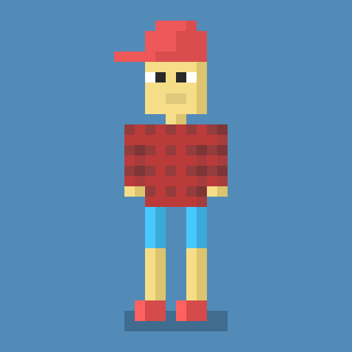 Pixel Dudes #21 static token preview