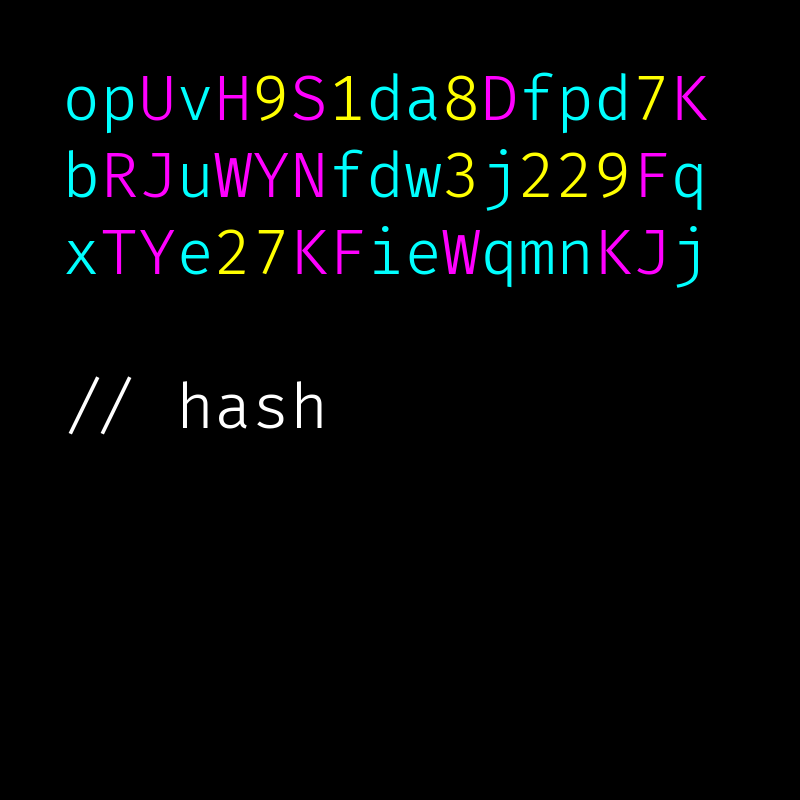 hash #19 static token preview