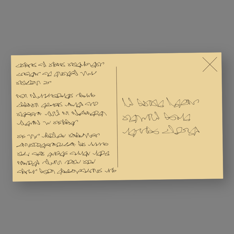 Unmailed Postcards #14 static token preview