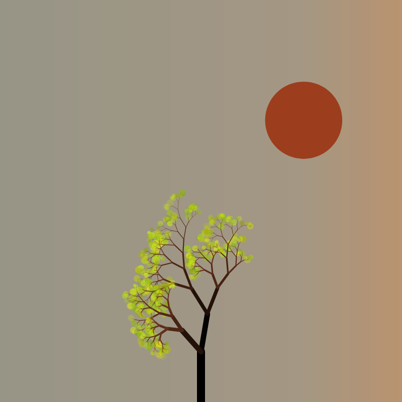 Asian Trees #5 static token preview