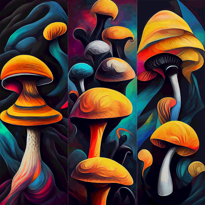 AI Mushroom #5 static token preview