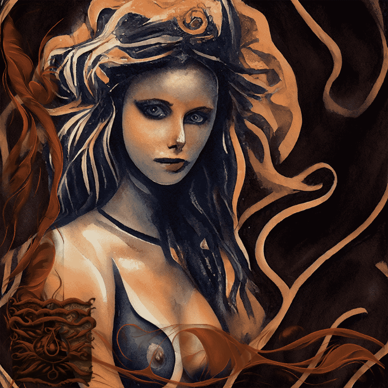 Virgo Girl #4 static token preview