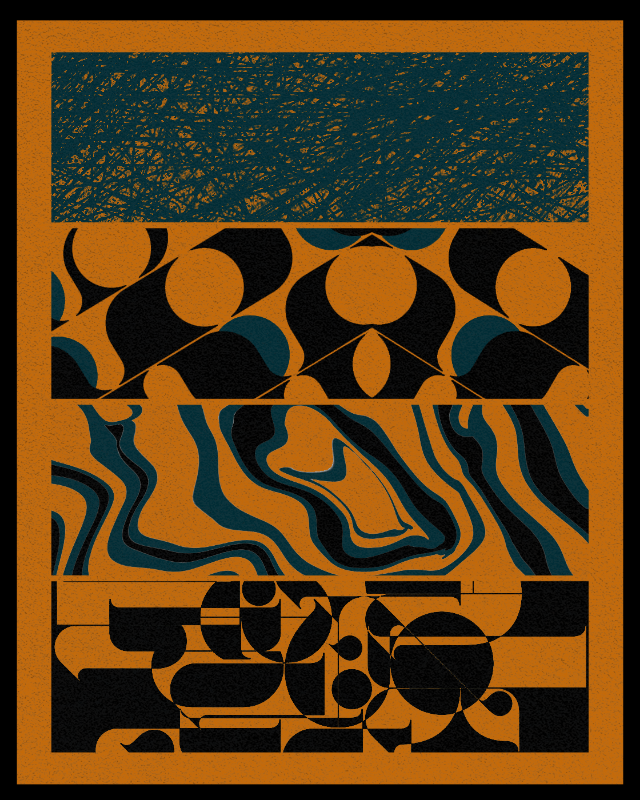 Bauhaus art #orange #9 static token preview