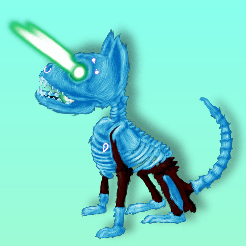 SkeleCats #8 static token preview