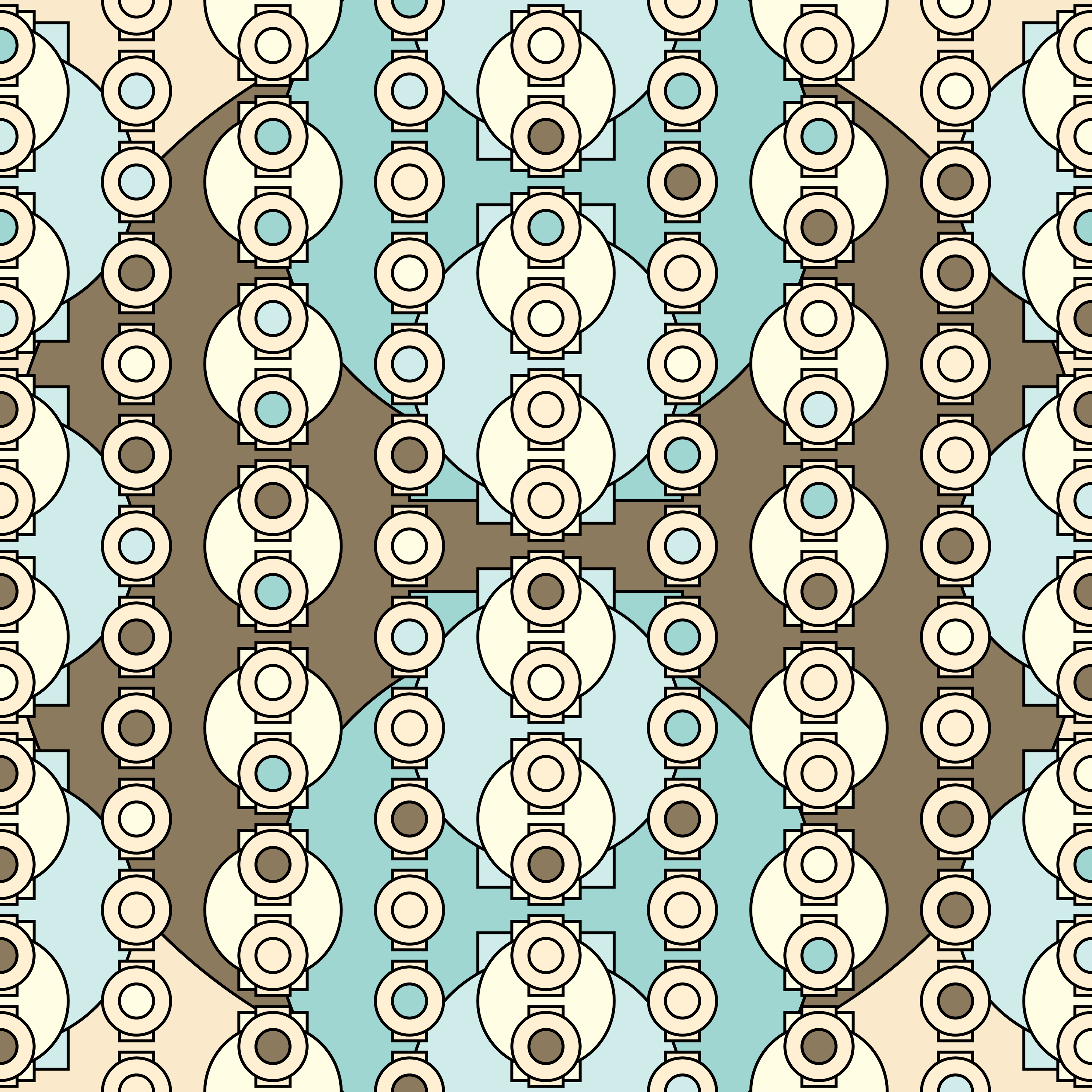 10 patterns 10 palettes #2 static token preview
