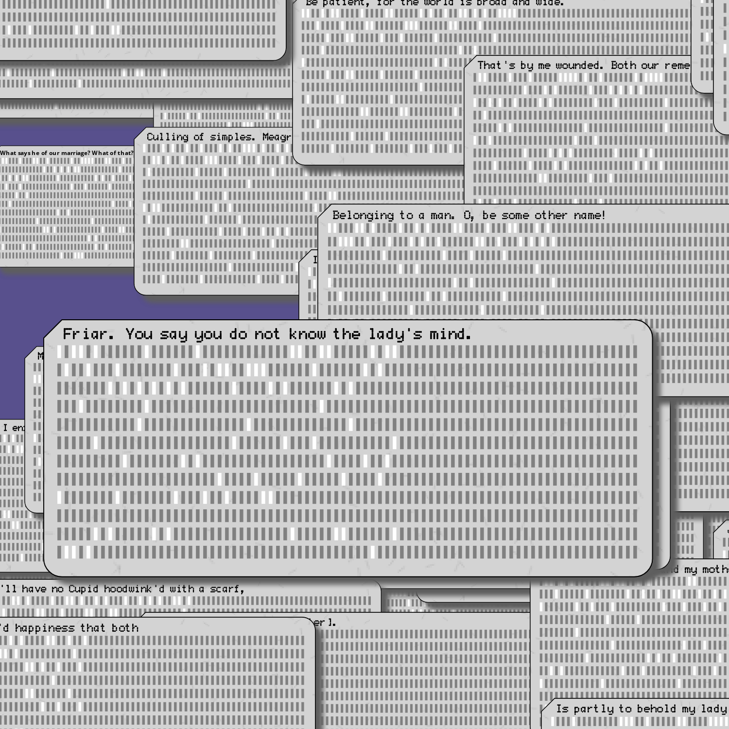 Romeo and Juliet on Punched Cards (Free) #167 static token preview