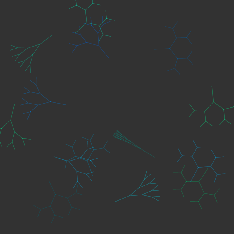 Fractal Swarm #13 static token preview