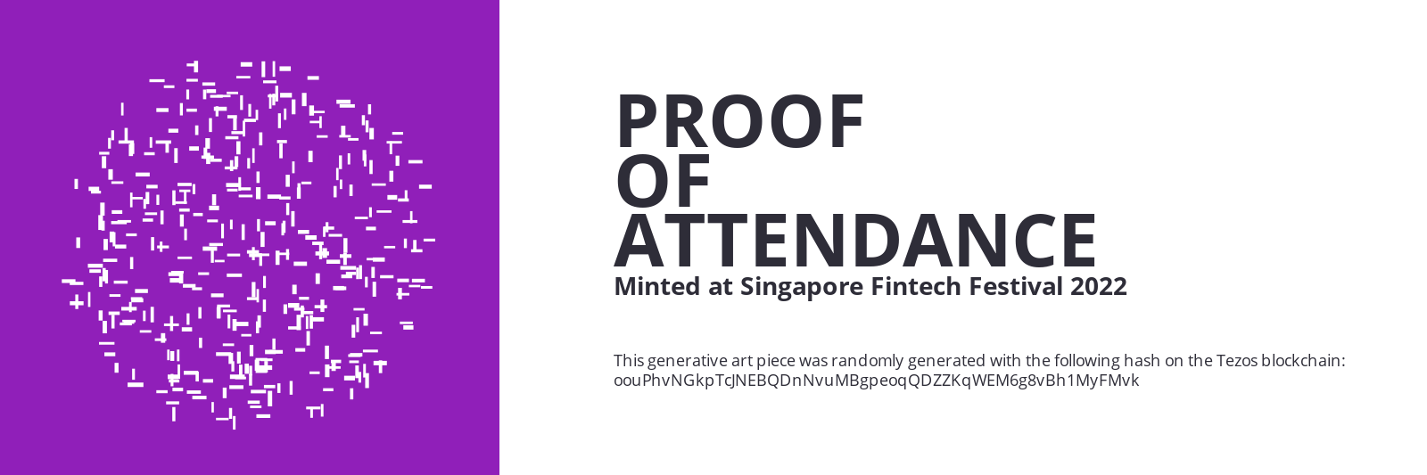 SFF2022 Proof of Attendance Token #1746 static token preview