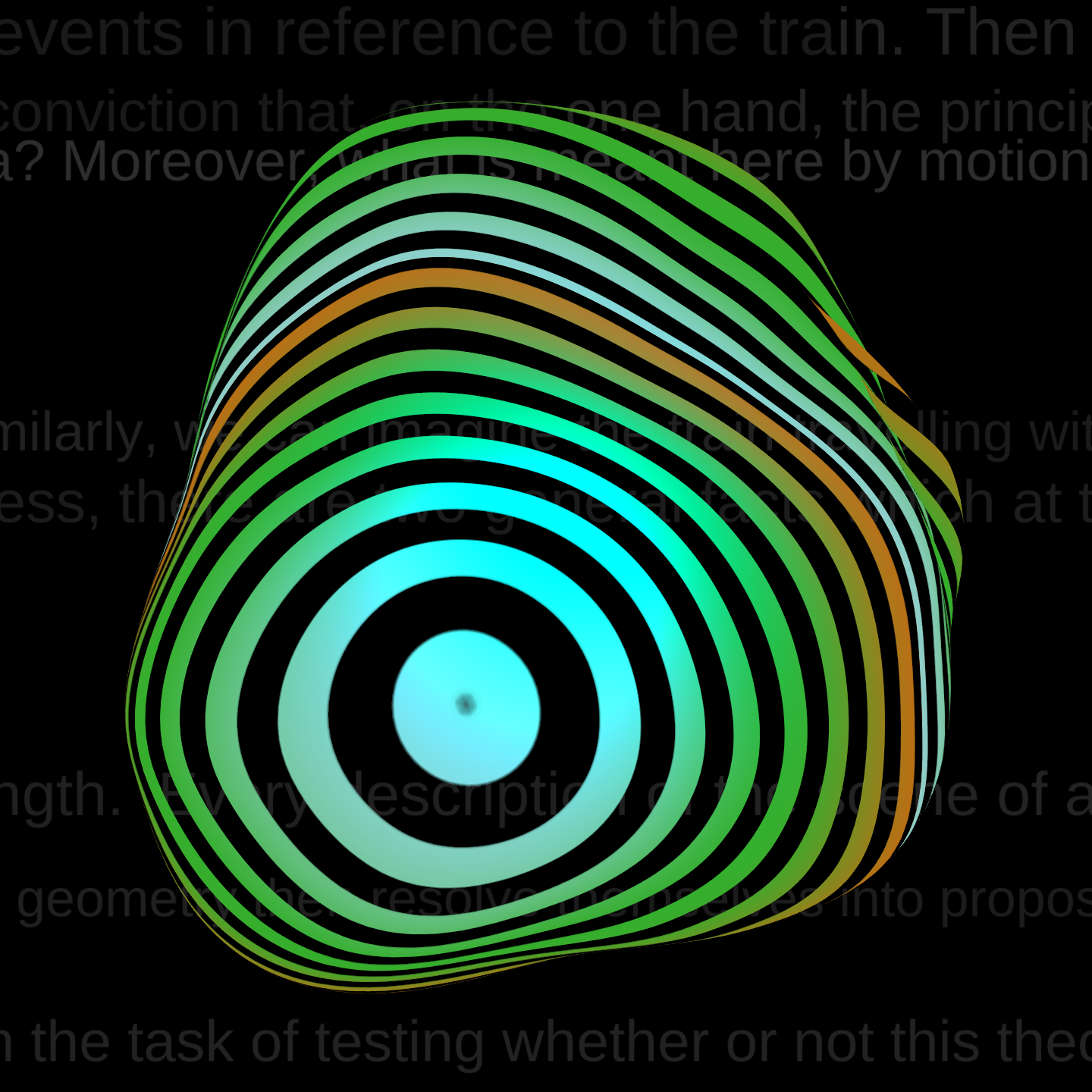 Relativity hypothesis #3 static token preview