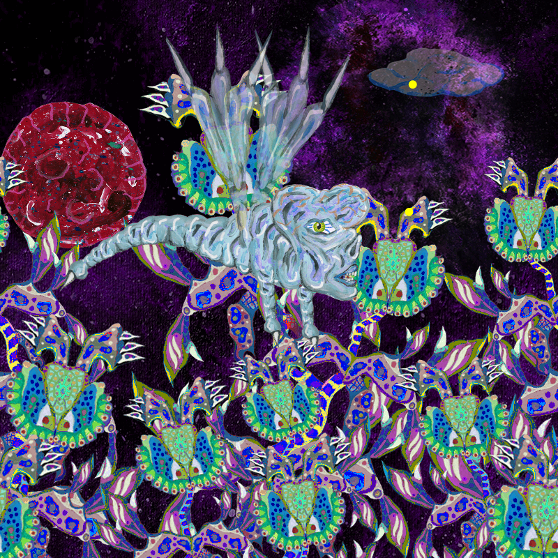 Fireflies and Flower Gardens #22 static token preview