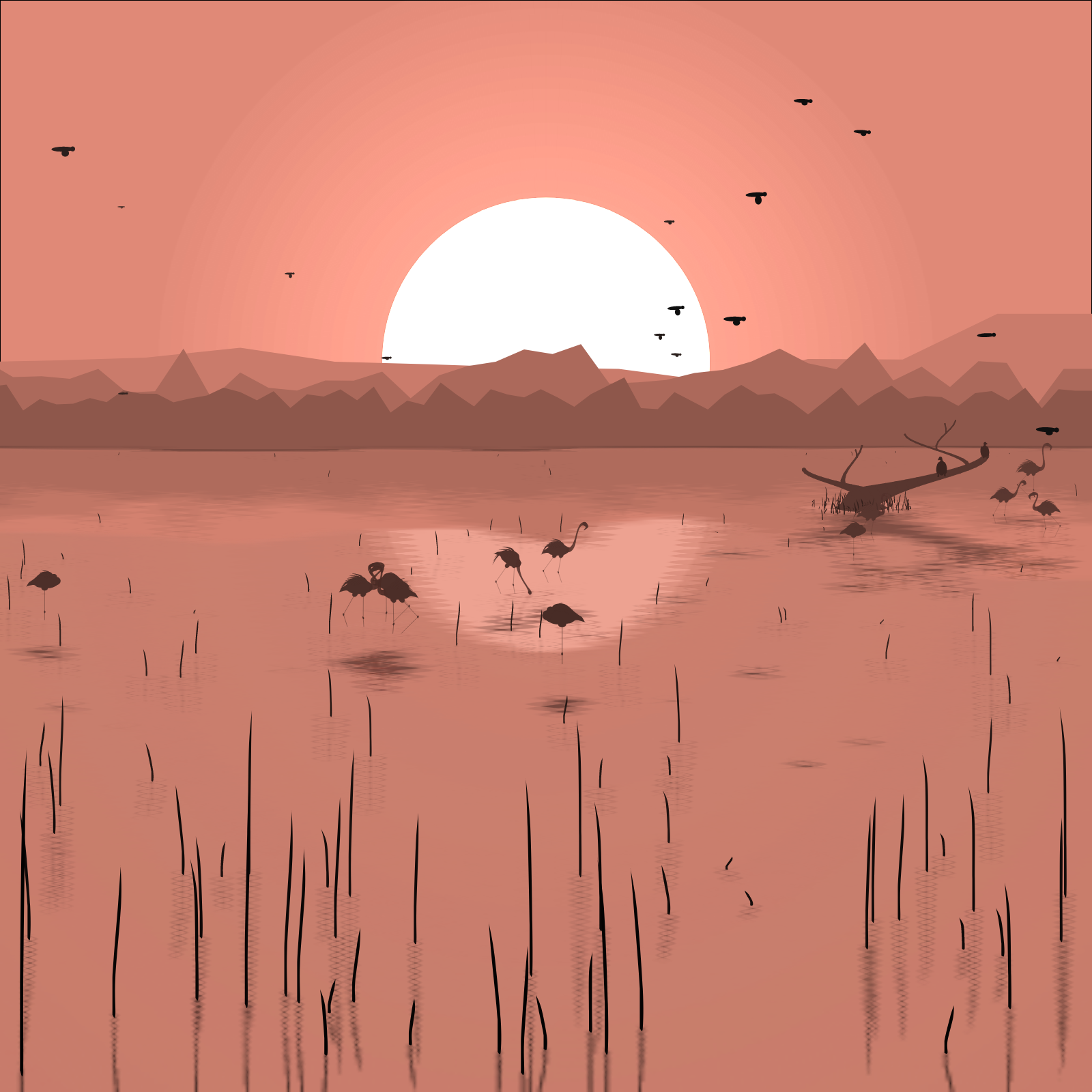Flamingo Delta #14 static token preview