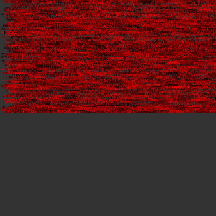 Painting by Random Hexadecimal Numbers #5 static token preview