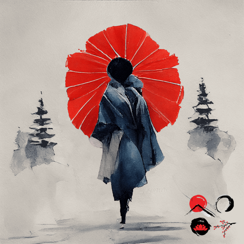 A walking geisha #9 static token preview