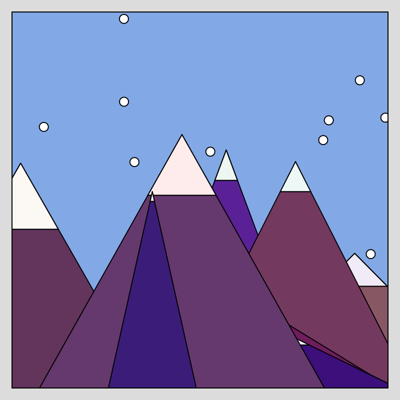 Mystic Mountains #8 static token preview