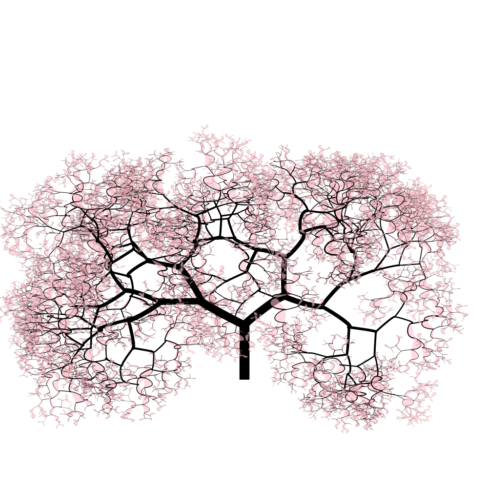 Bézier Bloom #11 static token preview