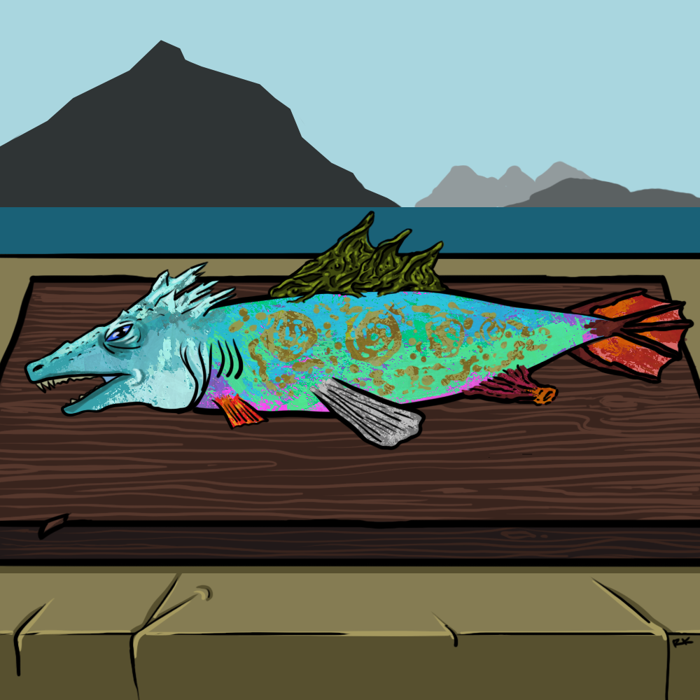 Monstrous Catch #86 static token preview