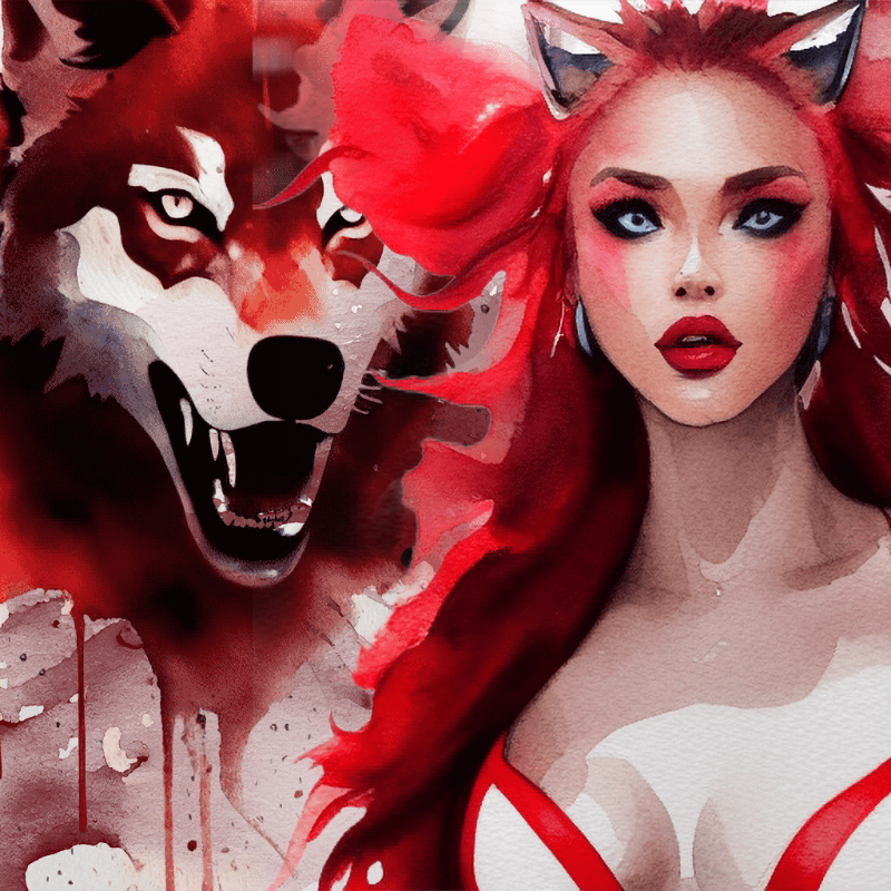 Red Wolf #3 static token preview