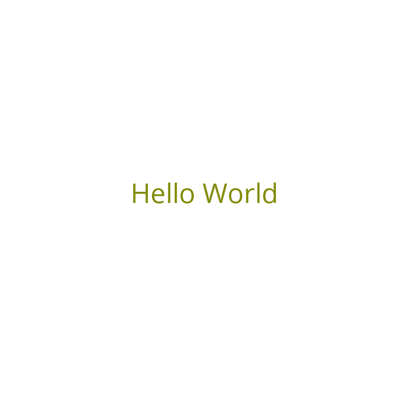 Hello World #6 static token preview