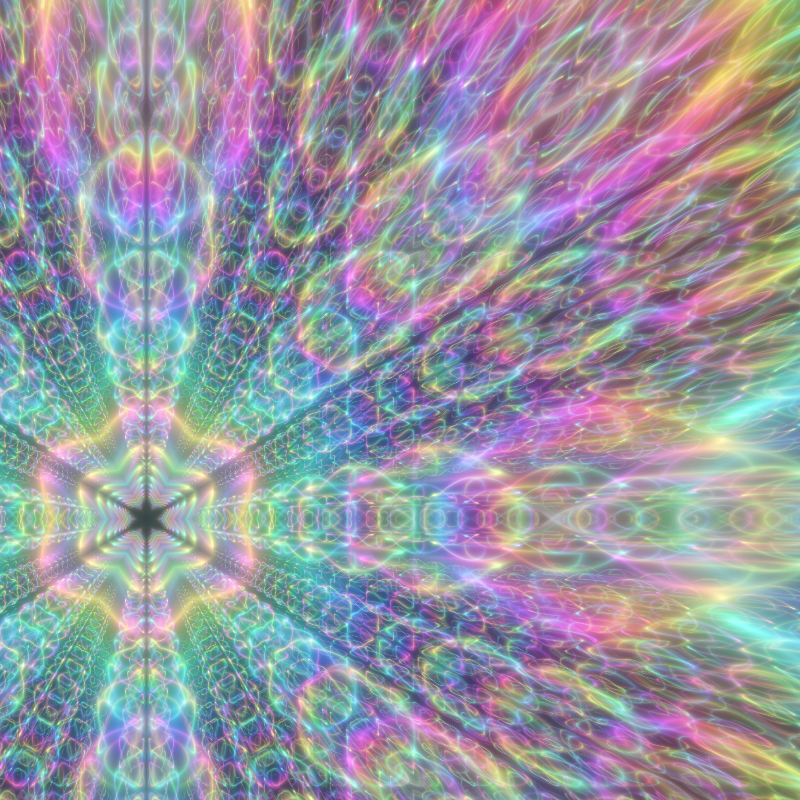 Fluorescent Hexagram #1 static token preview