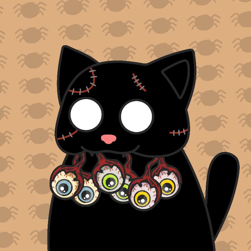 Addams Cat #1 static token preview