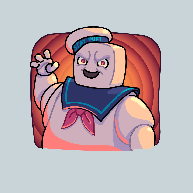 Stay Puft Marshmallow Man #12 static token preview