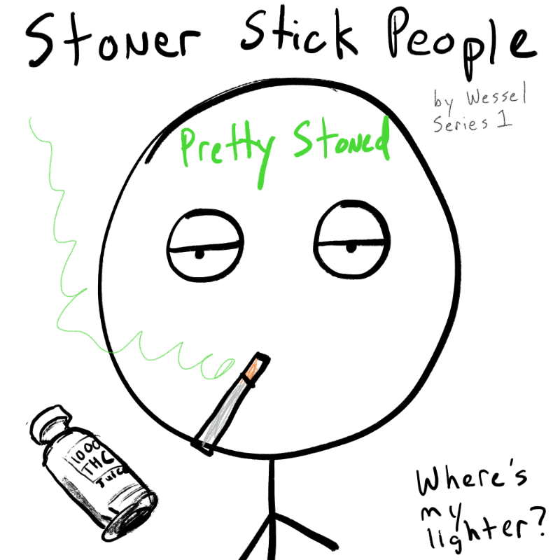 Stoner Stick People #18 static token preview