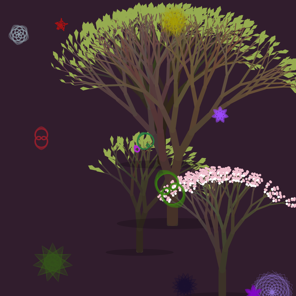 Perla's Fractal Garden #1 static token preview