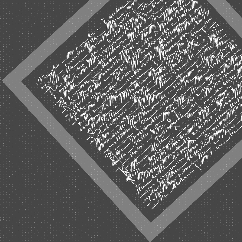 Asemic Kaleidoscope #92 static token preview