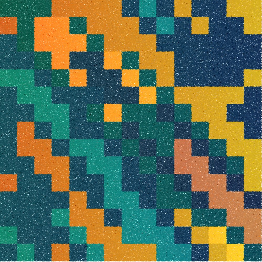 Hydrangea & Patchwork #12 static token preview