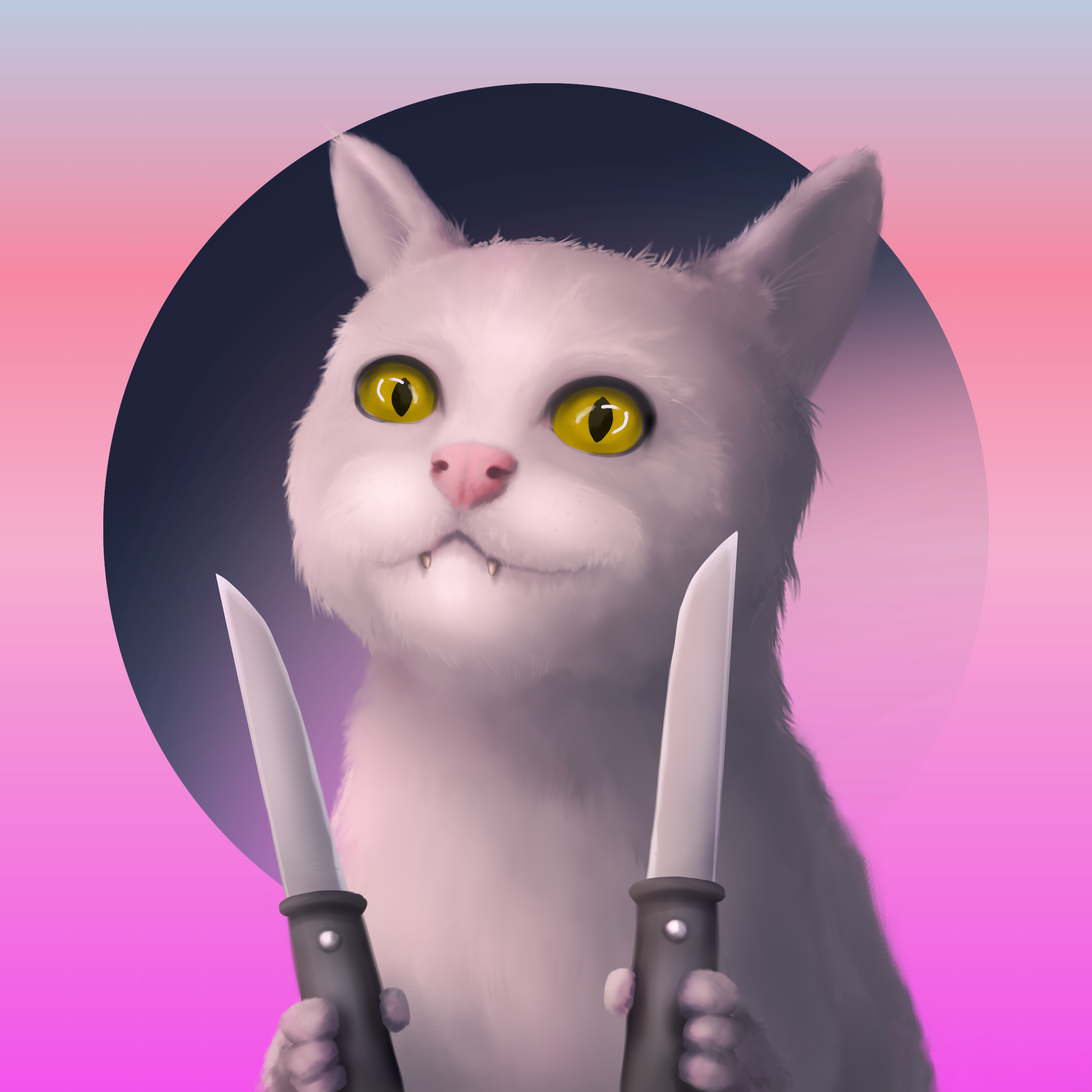 Crazy cat #5 static token preview