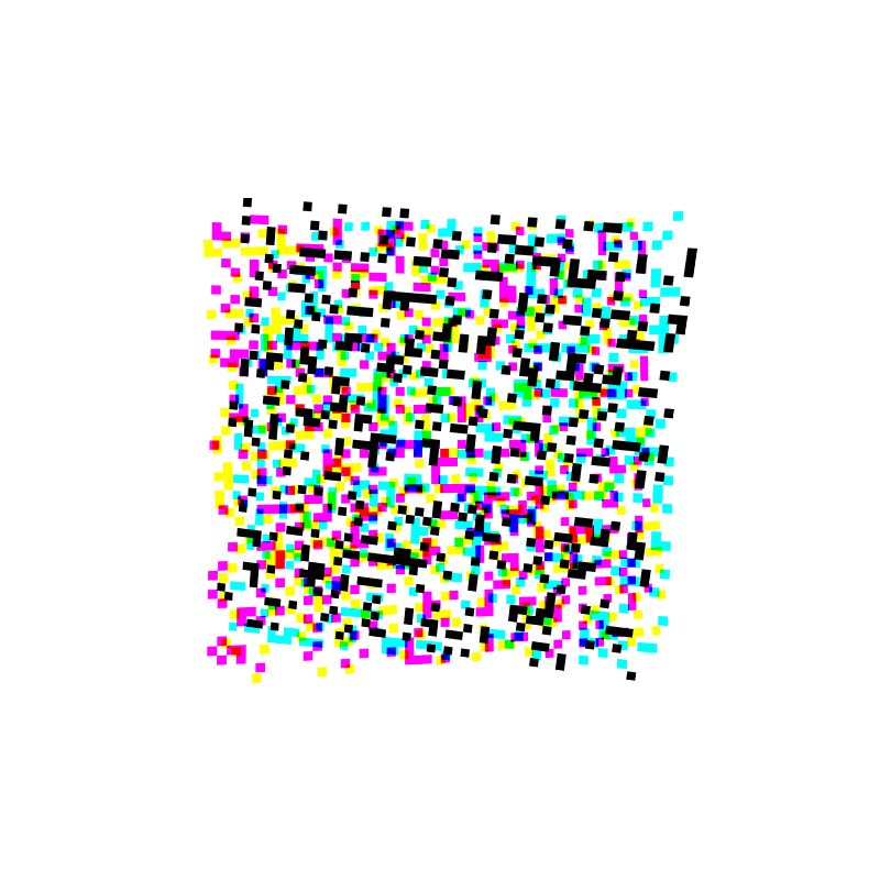 CMYK Decay #17 static token preview