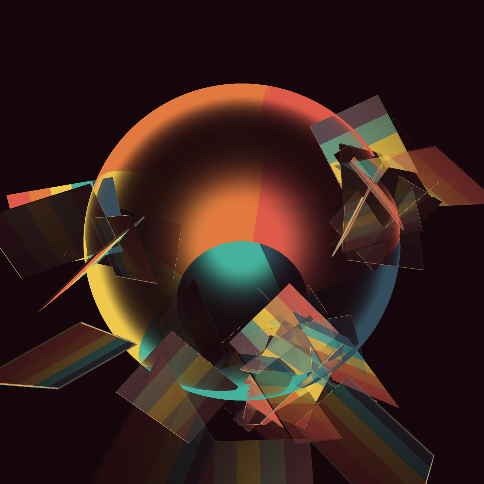 Composition with Sphere #8 static token preview
