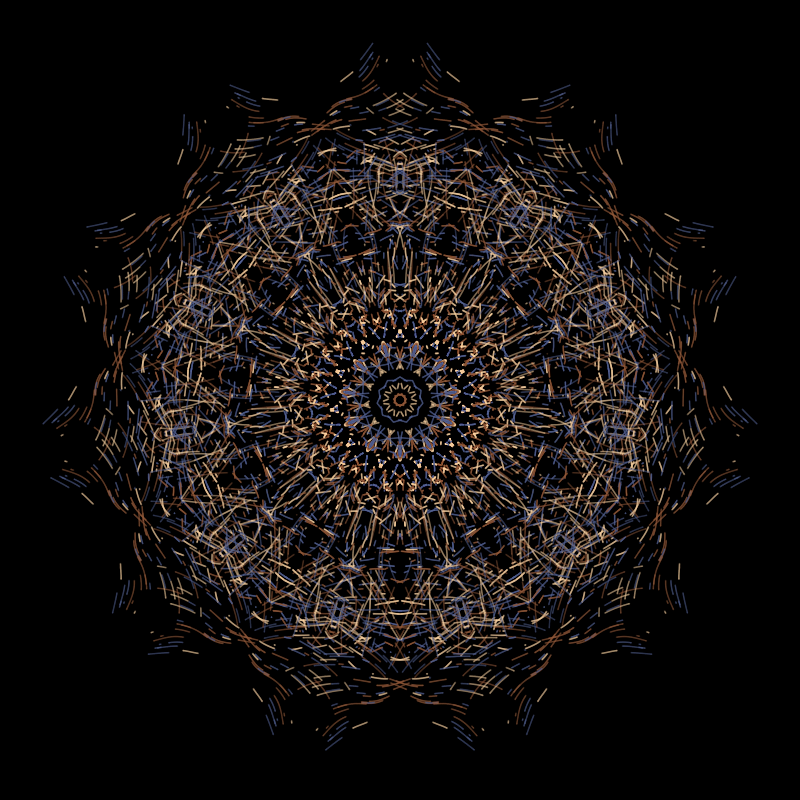 the thread in the pattern #125 static token preview