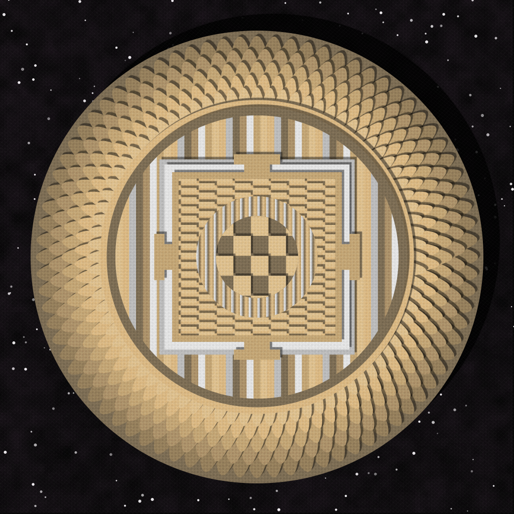 Paper Mandala #24 static token preview