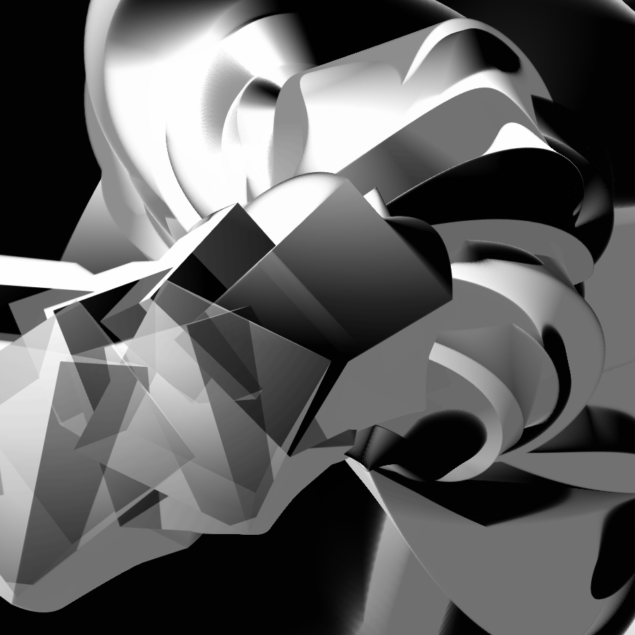 Transparent Evolving Sculpture #24 static token preview